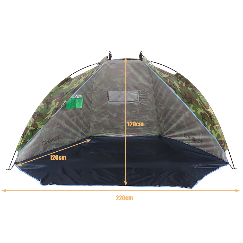 Cheap Goat Tents Tomshoo Beach Tent Sun Shelter Outdoor Sports Sunshade Tent for Fishing Picnic Beach Park UV protective Ultralight Travel Tent Tents 